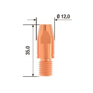 FUBAG Контактный наконечник M10х35 мм CuCrZr D=1.4 мм (25 шт.) в Вологде фото