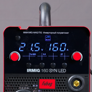 Сварочный полуавтомат FUBAG IRMIG 160 SYN LED (с горелкой 150А в комплекте) в Вологде фото