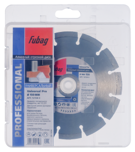 Алмазный отрезной диск FUBAG Универсальный Про (Universal Pro) D150 мм / 22,2 мм в Вологде фото