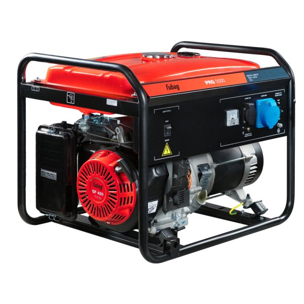 Бензиновый генератор FUBAG PRG 5000 + Комплект колес и ручек для электростанций в ПОДАРОК в Вологде фото