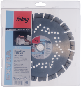 Алмазный отрезной диск FUBAG Бетон Экстра (Beton Extra) D230 мм / 22,2 мм по бетону в Вологде фото