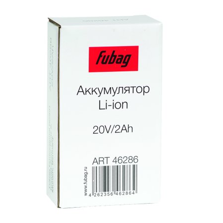 Аккумуляторная батарея FLI5S1P1202 Li-ion к бензиновым газонокосилкам FUBAG с электростартером и минирайдеру (20V/2Ah) в Вологде фото