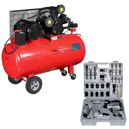 Ременной двухступенчатый компрессор FUBAG DCF-900/270 CT7.5 + Набор пневмоинструмента в ПОДАРОК!