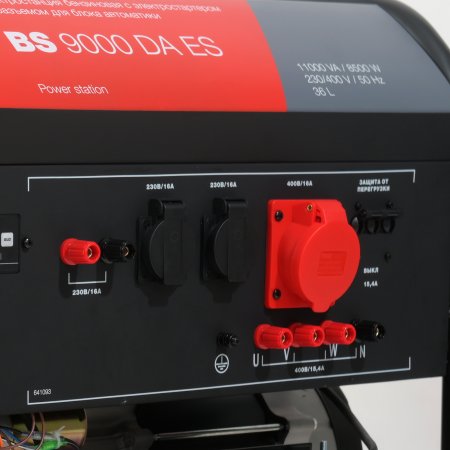 Бензиновый генератор FUBAG BS 9000 DA ES (трехфазный) с электростартером и коннектором автоматики в Вологде фото