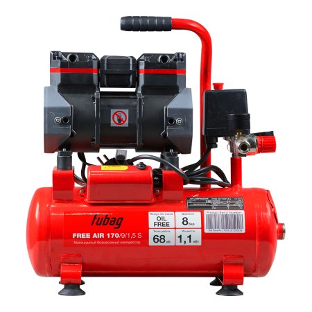 Компрессор безмасляный малошумный FUBAG Свободный Воздух (Free Air) 170/9/1.5 S в Вологде фото