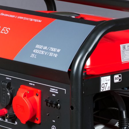 Бензиновый генератор FUBAG BS 8000 DA ES (трехфазный) с электростартером и коннектором автоматики в Вологде фото