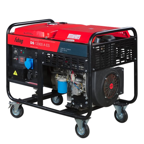 Дизельный генератор трёхфазный FUBAG DS 12000 A ES с электростартером и коннектором автоматики + Блок автоматики FUBAG Стартмастер (Startmaster) DS 25000 D в Вологде фото