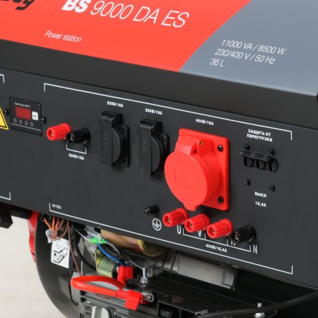 Бензиновый генератор FUBAG BS 9000 DA ES (трехфазный) с электростартером и коннектором автоматики в Вологде фото