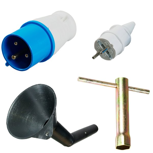 Бензиновый генератор FUBAG PRG 5000 + Комплект колес и ручек для электростанций в ПОДАРОК в Вологде фото