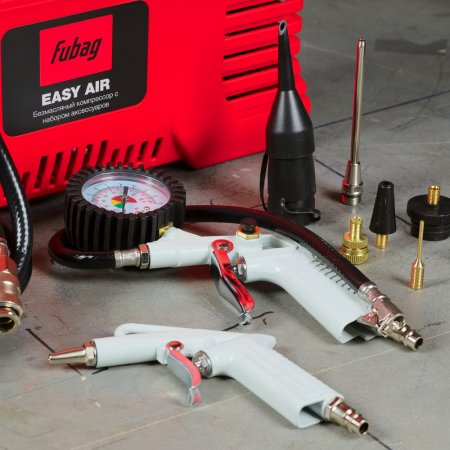 Компрессор безмасляный FUBAG Лёгкий Воздух (Easy Air) с набором пневмоинструмента в Вологде фото
