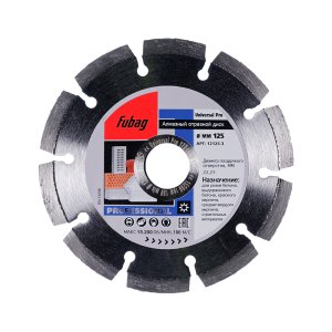 Алмазный отрезной диск FUBAG Universal Pro диам. 125/22.2 в Вологде фото