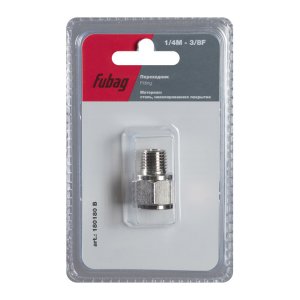 FUBAG Переходник 1/4 дюйма M на 3/8 дюйма F, блистер 1 шт в Вологде фото