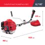 FUBAG Бензиновый триммер FPT 52 + Триммерная леска сечение витой квадрат L 130 м * 2.4 мм в ПОДАРОК в Вологде фото