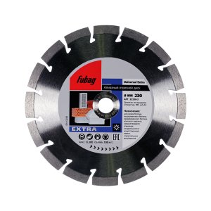 Алмазный отрезной диск FUBAG Universal Extra_ диам. 230/22.2 в Вологде фото