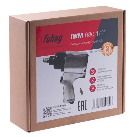 FUBAG Пневмогайковерт IWM 680 1/2 дюйма в Вологде фото