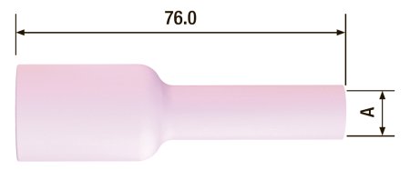 FUBAG Сопло керамическое для газовой линзы №6L ф10 FB TIG 17-18-26 (2 шт.) в Вологде фото