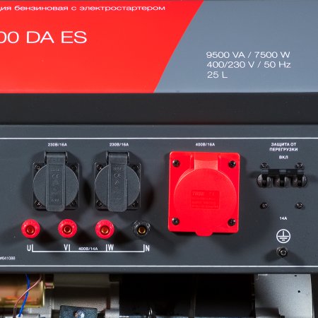 Бензиновый генератор FUBAG BS 8000 DA ES (трехфазный) с электростартером и коннектором автоматики в Вологде фото
