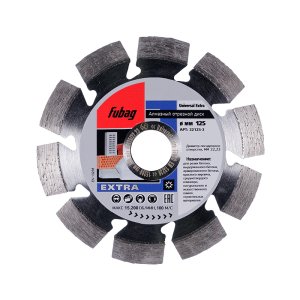 Алмазный отрезной диск FUBAG Universal Extra D125 мм/ 22.2 мм в Вологде фото