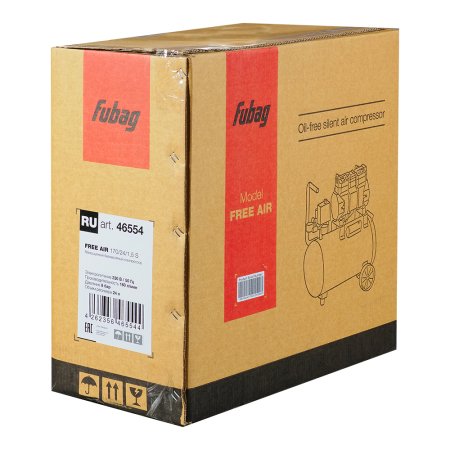 Компрессор безмасляный малошумный FUBAG Свободный Воздух (Free Air) 170/24/1.5 S в Вологде фото