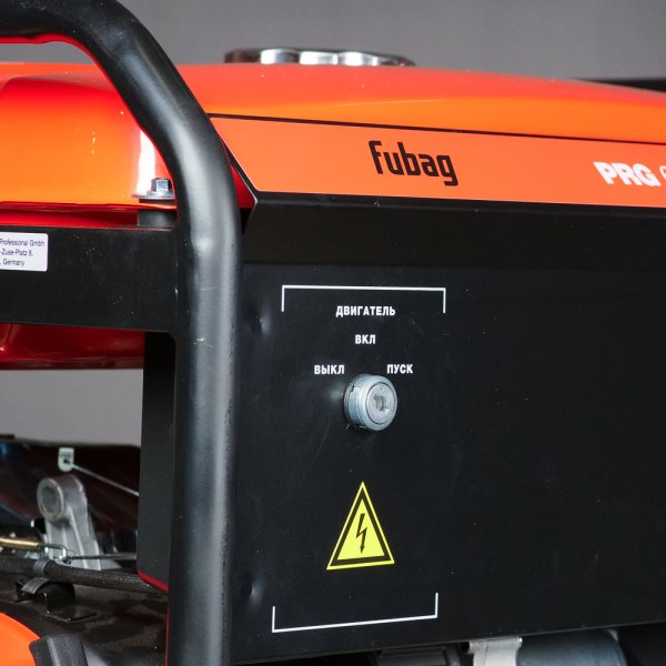 Бензиновый генератор с электростартером FUBAG PRG 5000 ES + Комплект колес и ручек для электростанций в ПОДАРОК в Вологде фото